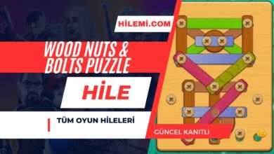 Wood Nuts & Bolts Puzzle Hile