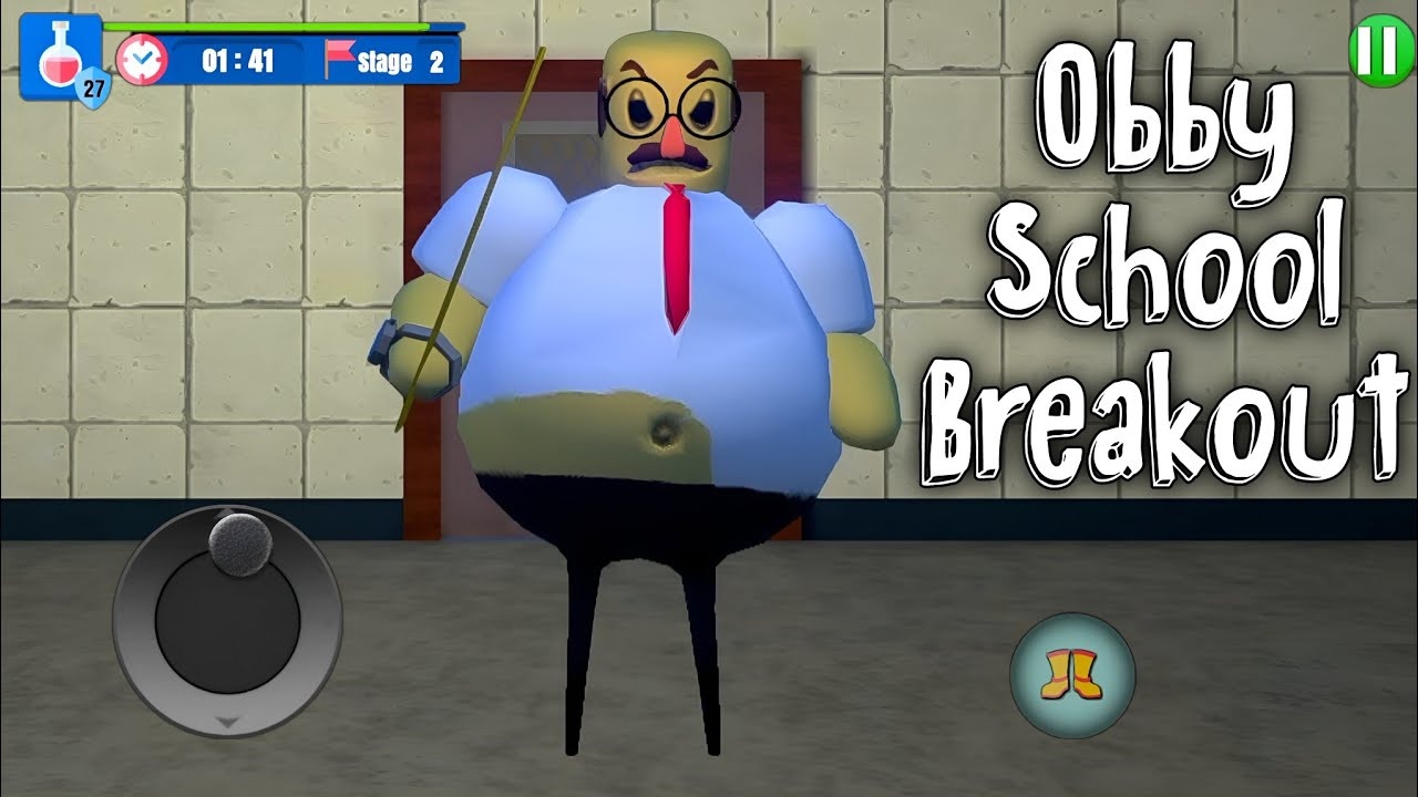 Obby Breakout School Escape